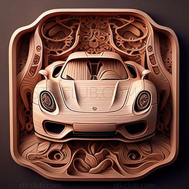 3D мадэль Porsche 918 (STL)